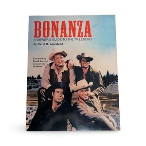Bonanza TV Guide Book A Viewer's Guide to the TV Legend Softcover Iconic Western